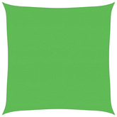 Żagiel przeciwsłoneczny, 160 g/m?, jasnozielony, 6x6 m, HDPE