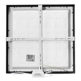 Panel led natynkowy 40x40cm czarny 36w 4000K