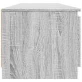 vidaXL Szafka pod TV, z LED, szary dąb sonoma, 140x40x35,5 cm