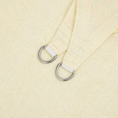 Żagiel przeciwsłoneczny, 160 g/m?, kremowy, 2x2,5 m, HDPE