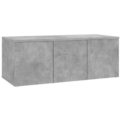 vidaXL Szafka pod TV, szarość betonu, 80x34x30 cm