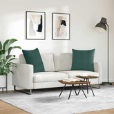 Poduszki na sofę 2 pcs Ciemna zieleń 80 x 80 cm