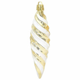Świąteczna kula w spiralnym kształcie 40 pcs złoty