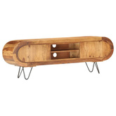 vidaXL Szafka pod TV, 140x30x45 cm, lite drewno sheesham