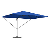 Parasol plażowy 352 x 251 x 265 cm Poliester i aluminium