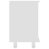 vidaXL Szafka łazienkowa, biała 60x32x53,5 cm, materiał drewnopochodny