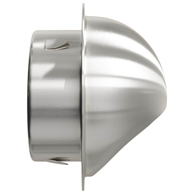 Pokrywy wentylacyjne 2 pcs Srebrny 80 mm Stal nierdzewna
