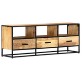 vidaXL Szafka pod TV, 120 x 30 x 45 cm, z litego drewna mango