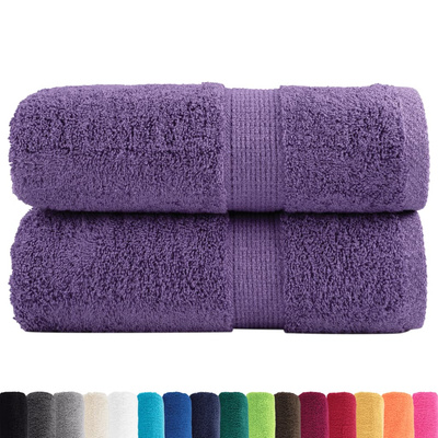 Ręczniki myjące Premium SOLUND 2 szt. Fioletowe 30x30 cm 600 gsm