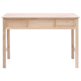 vidaXL Biurko, naturalne, 110 x 45 x 76 cm, drewniane