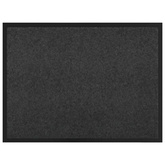 Dywanik drzwiowy Antracyt 60 x 40 x 1.2 cm Tkanina Teddy