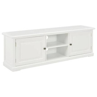 vidaXL Szafka pod TV, biała, 120 x 30 x 40 cm, drewniana