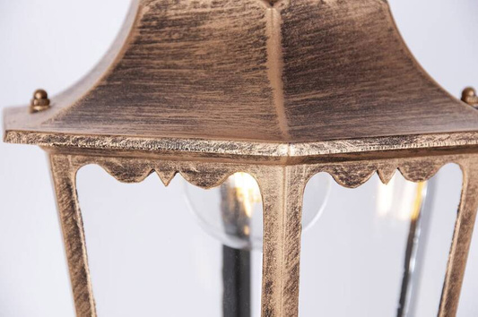 Lampa ogrodowa wisząca K-5006H CZARNY/ZŁOTY z serii LOZANA