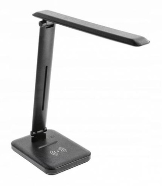 Lampka biurkowa GIzuka GT-LB-IZK6WCCT-10 czarna z ładowaniem indukcyjnym