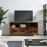 vidaXL Szafka pod TV, przydymiony dąb, 102x36x50 cm model standard