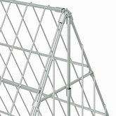 Klatka dla kur srebrny 110 x 100 x 85 cm Stal ocynkowana