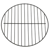 vidaXL Palenisko i grill 2-w-1, z pogrzebaczem, 59x59x60 cm, stal