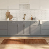 vidaXL Dywan prostokątny, brązowy, 60x200 cm, bambusowy