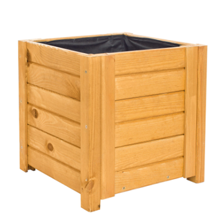 Donica drewniana jasny brąz W40/S39/D39/3