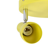 Lampa sufitowa Picardo plafon metalowy żółty regulowany 3-punktowy E14