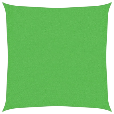 Żagiel przeciwsłoneczny, 160 g/m?, jasnozielony, 2x2 m, HDPE