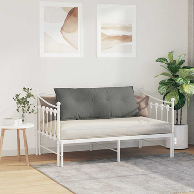 Poduszka na plecy Ciemnoszary 120 x 50 cm Tkanina mikrofibrowa