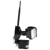 18W Naświetlacz LED SMD z czujnikiem ruchu i kamerą / Wifi / Barwa:6000K / Obudowa: Czarna