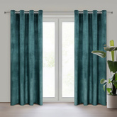 Zasłona Rosa ciemnoturkusowa 140x250