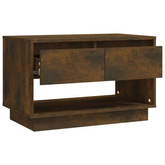 vidaXL Szafka pod TV, przydymiony dąb, 70x41x44 cm