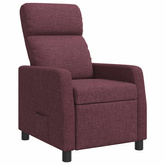 Fotel recliner Fioletowy tkanina