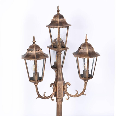 Lampa ogrodowa stojąca K-7006A2/4 CZARNY/ZŁOTY z serii LOZANA