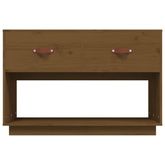 vidaXL Szafka pod TV, miodowy brąz, 90x40x60 cm, lite drewno sosnowe