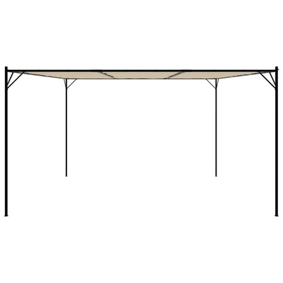 Altana, beżowa, 4x4 m, 180 g/m?, tkanina i stal