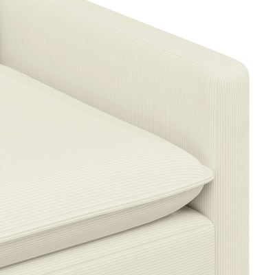Sofa kremowy 156 x 81 x 87,5 cm tkanina