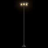 Lampion z 3 głowicami Czarny 16 x 16 x 187 cm Aluminium i ABS
