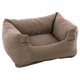 FLAMINGO Legowisko dla psa Panama, z zamkiem, 50x40x18 cm, kolor taupe