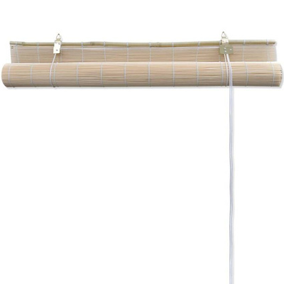 vidaXL Naturalne rolety bambusowe, 2 szt., 120 x 160 cm