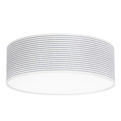 Lampa wisząca Kiddy z abażurem do pokoju dziecka podwójna w paski