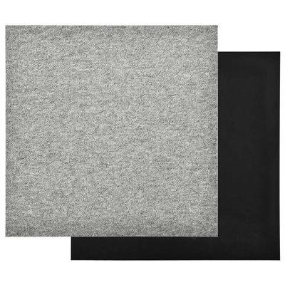 vidaXL Podłogowe płytki dywanowe, 20 szt., 5 m², 50x50 cm, jasnoszare
