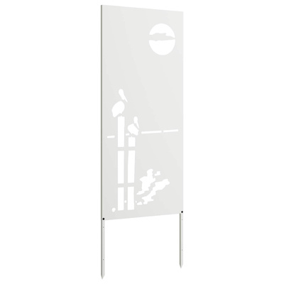 Ekran zapewniający prywatność w ogrodzie Biały 50 x 140 cm