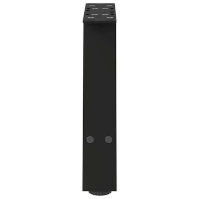 Nogi do stolika kawowego w kształcie litery A 2 szt. Czarne 30x(30-31) cm Stal