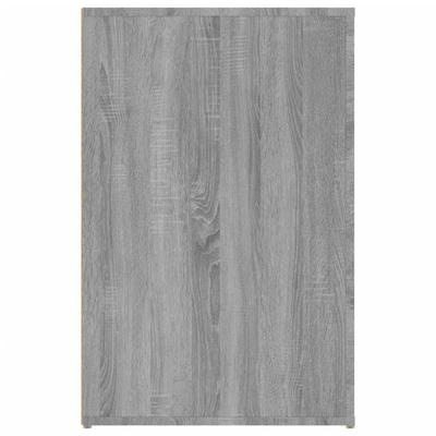 vidaXL Biurko, szary dąb sonoma, 100x49x75 cm, materiał drewnopochodny