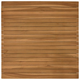 Blat stołu 70 x 70 x 3,5 cm Kwadrat Lite drewno teakowe