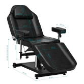 Fotel hydrauliczny do tatuażu Pro Ink 322F czarny 150966