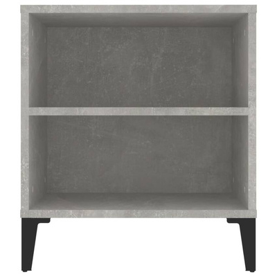 vidaXL Szafka pod TV, szarość betonu, 102x44,5x50 cm