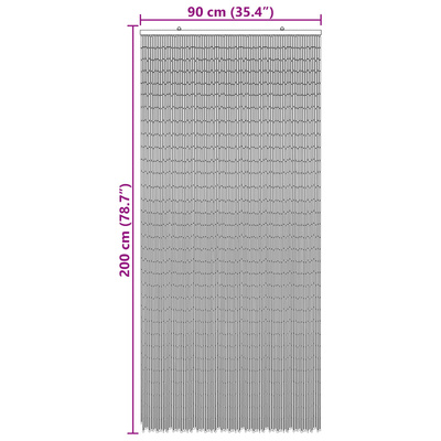 Firanka na drzwi przeciw owadom wielokolorowy 200 x 100 cm