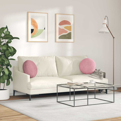 Poduszki na siedziska 2 pcs Różowy ? 40 x 13 cm Aksamit