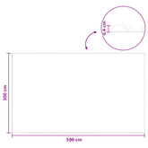 Ochrona Basenowa Słoneczna Wysoka Jakość 500 x 300 cm 200 ?m