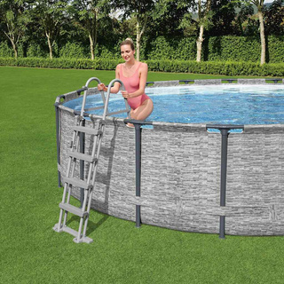 4-stopniowa drabinka basenowa Flowclear, 122 cm Bestway