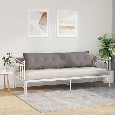 Poduszka na plecy Ciemnoszary 200 x 19 x 50 cm tkanina